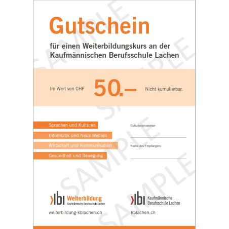 Gutschein CHF 50.-